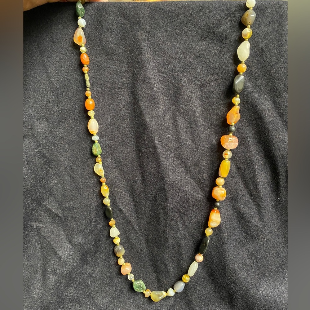 Mixed gemstone necklace